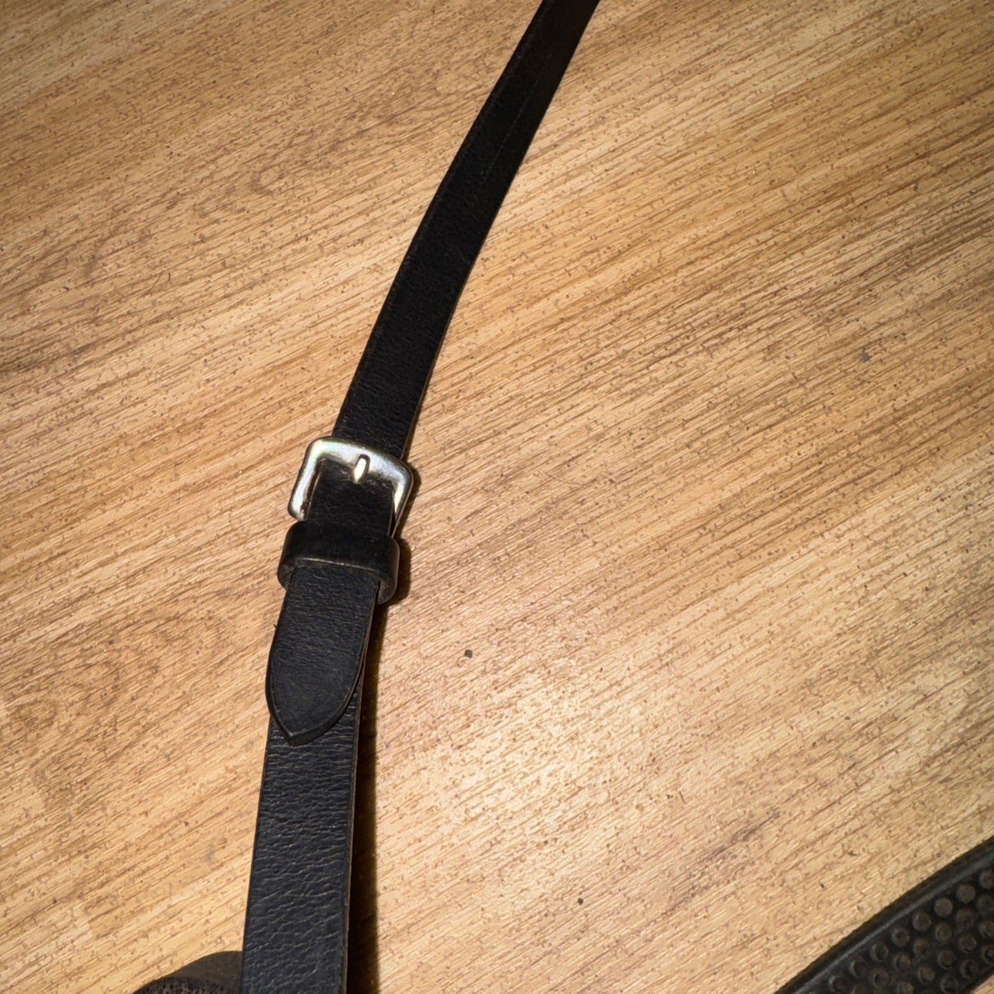 English Leather Rubber Grip Reins – Black – 62” XXF Extra Full #66