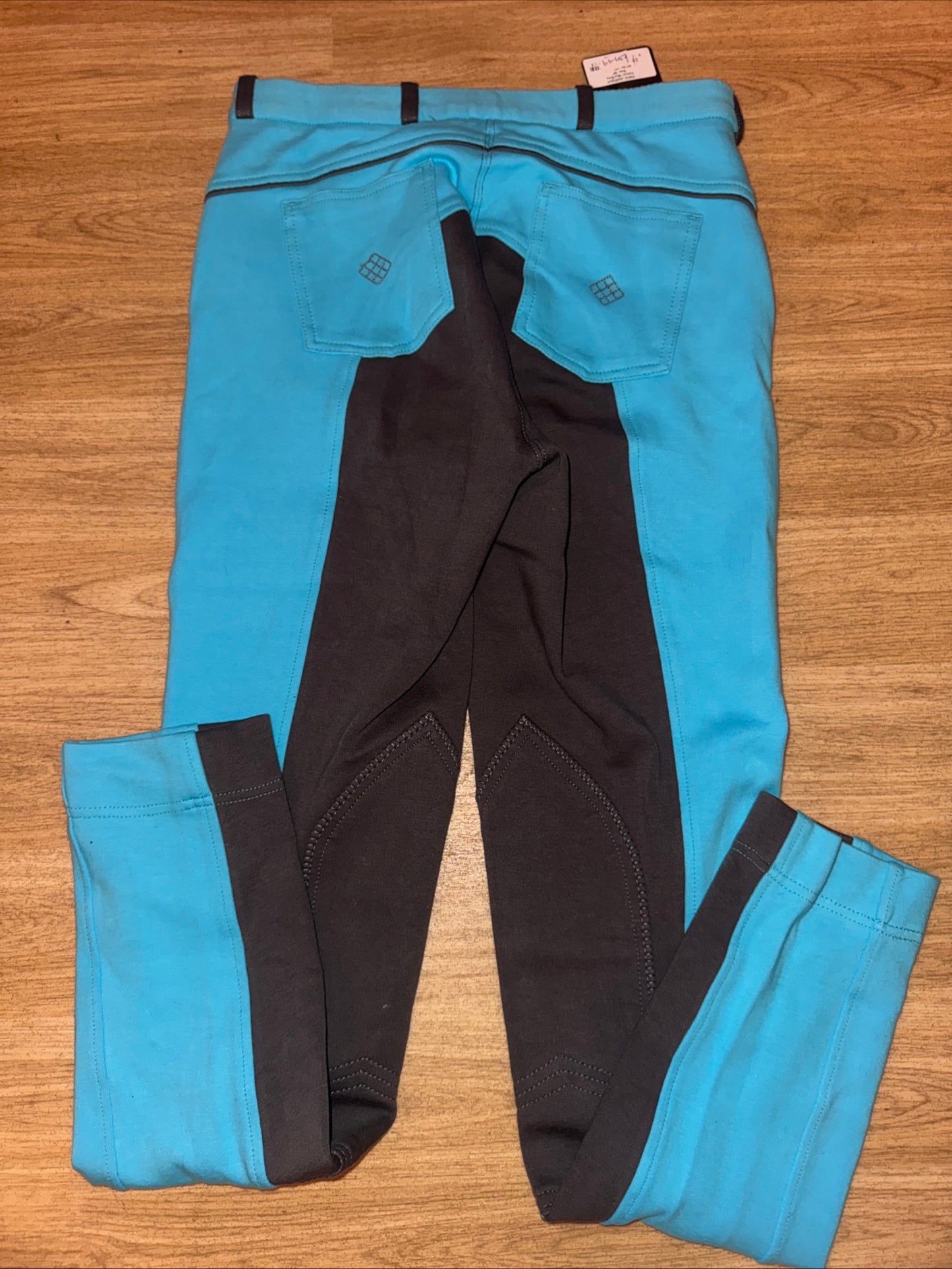 Gallop Helix Turquoise Grey Ladies 30” Jodphurs - RRP £39.99