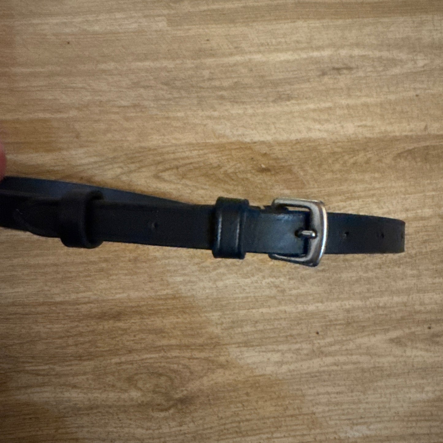 Unused Black Leather Flash Strap Size Pony | Second Hand Horse Tack For Sale #17