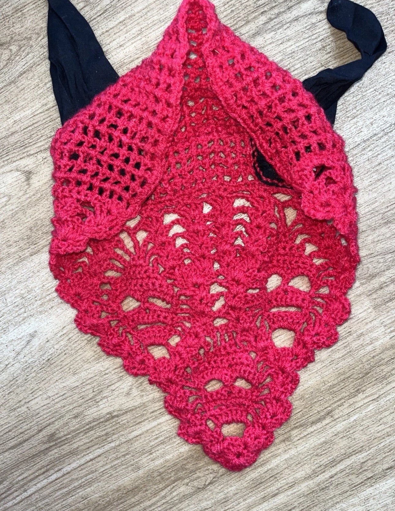 Full Size Pink Soft Ear Veil Ears #1
