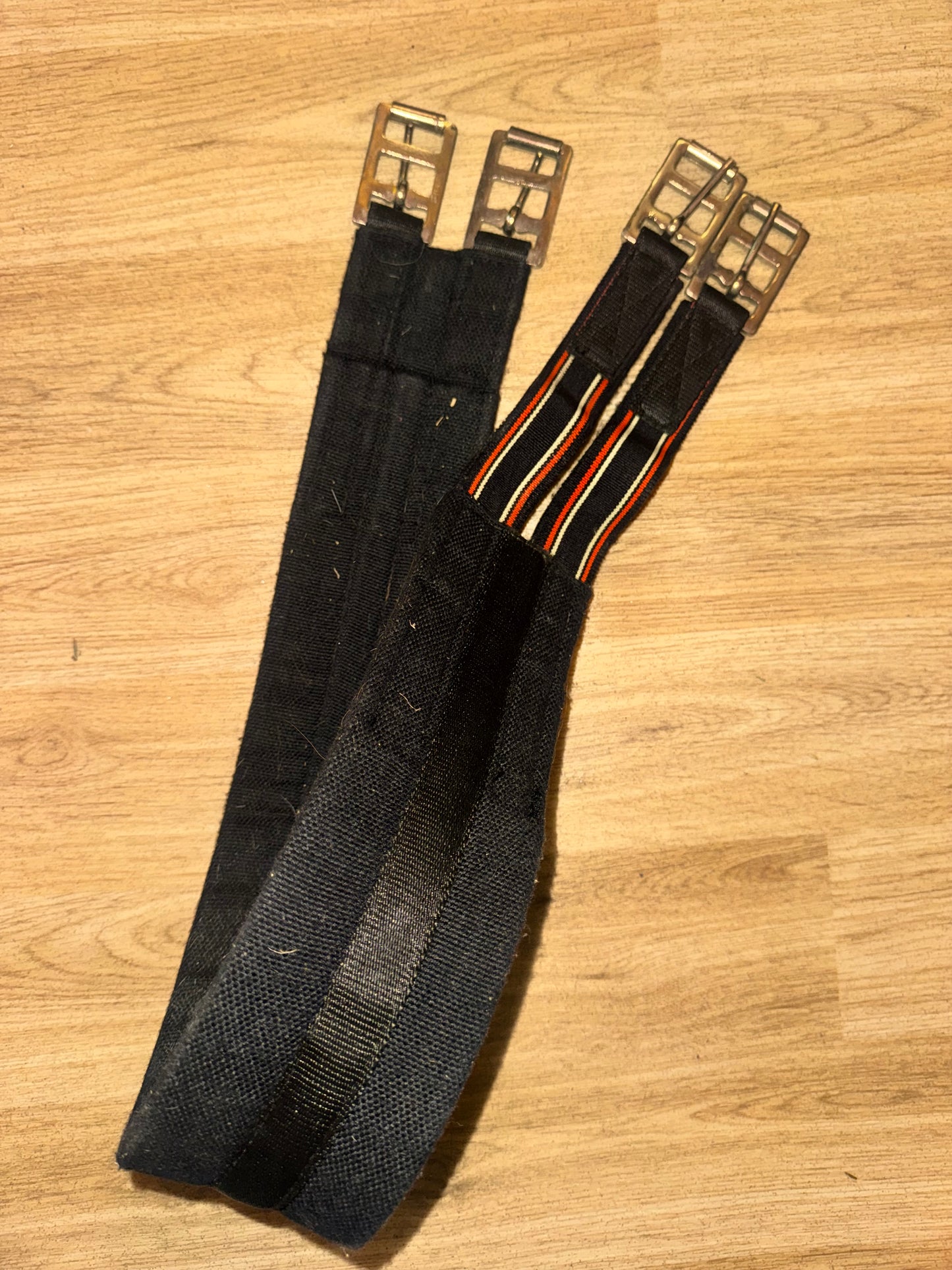 Black Padded Cotton Girth 40” Roller Buckles | Second Hand Tack Always For Sale