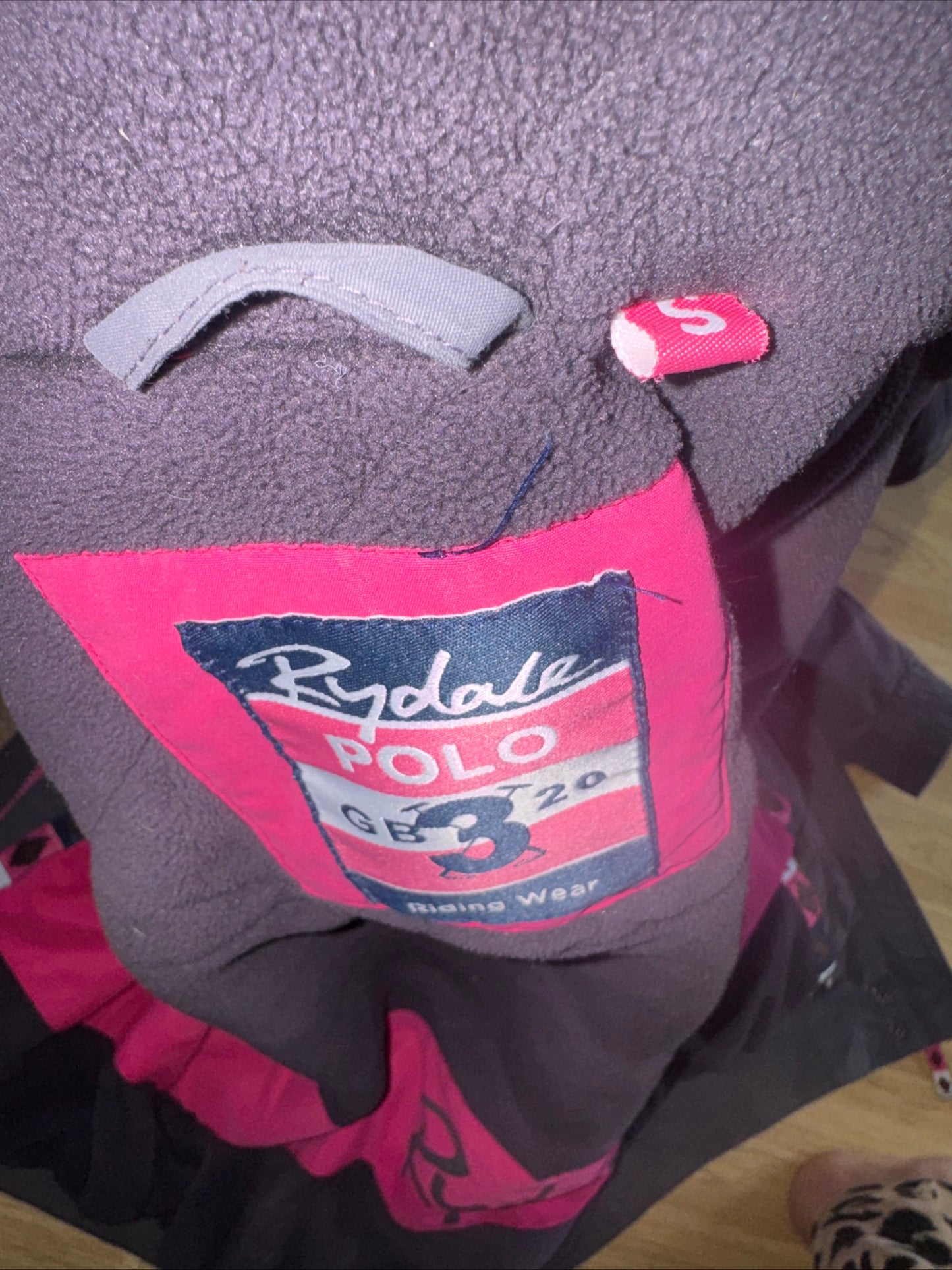 Rydale Grey Ladies Size Small Blouson Jacket | Second Hand Horse Rider Gear