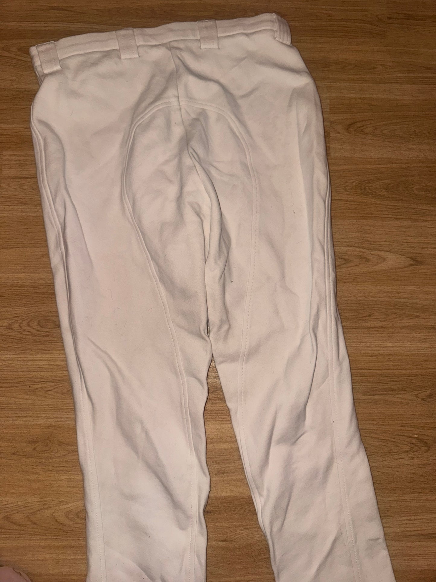 Gallop White Competition Jodphurs 32” R | Horse Riding Show Jumping Gear