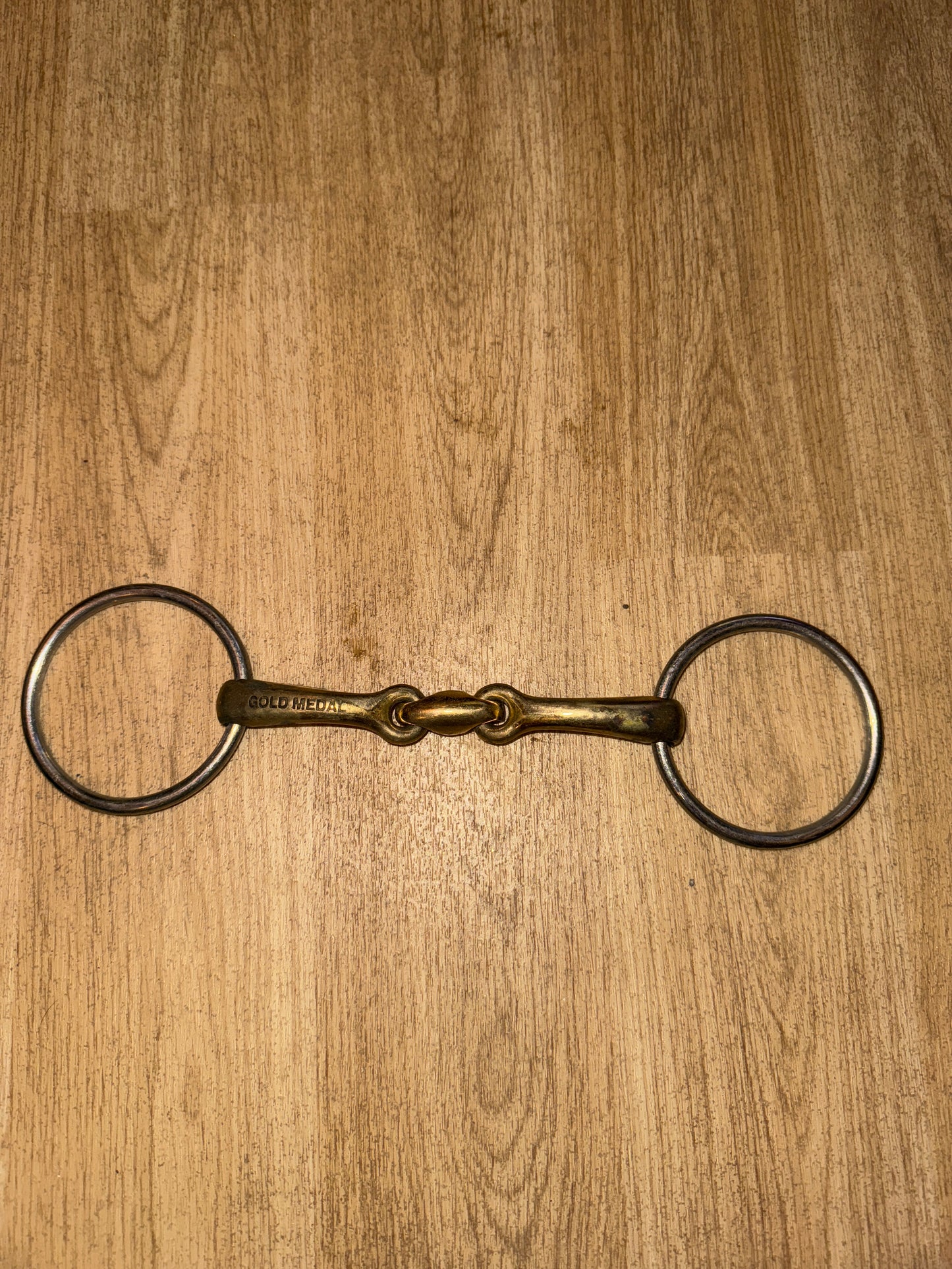 5.5” Gold Coloured Lozenge Loose Ring Snaffle