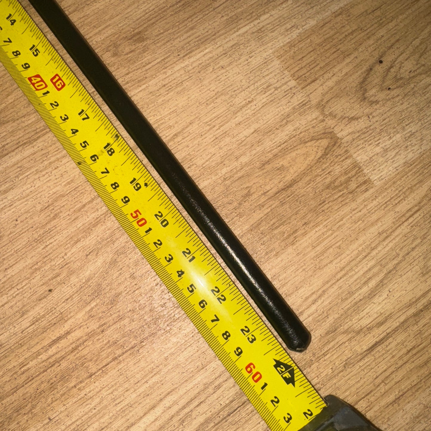 Black Leather Show Cane - Free Postage