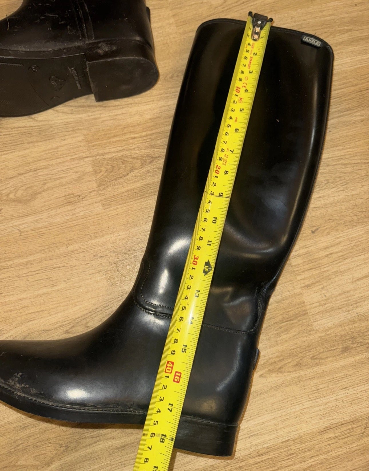 Aigle Long Rubber Riding Boots - SIZE 6