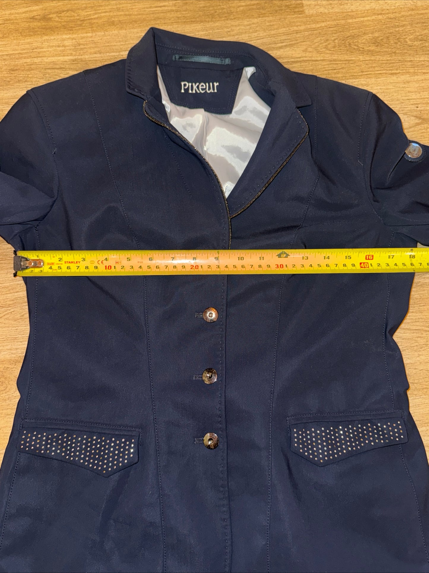 Pikeur Delloren Navy Shell Ladies 36” Show Jacket #39