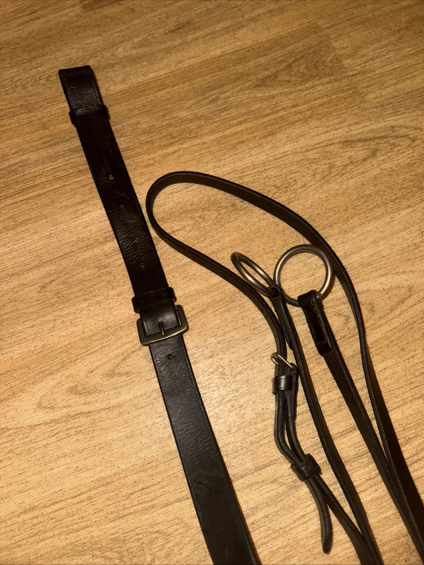Hy Equestrian Brown Pony Running Martingale #43