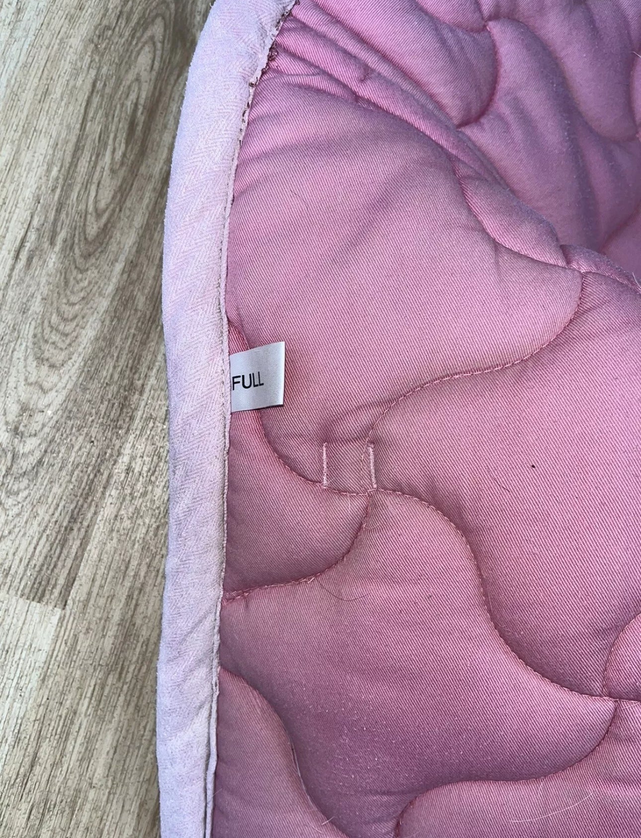 Isabell Werth Saddle Pad Soft Pink Denim Effect - Full Size