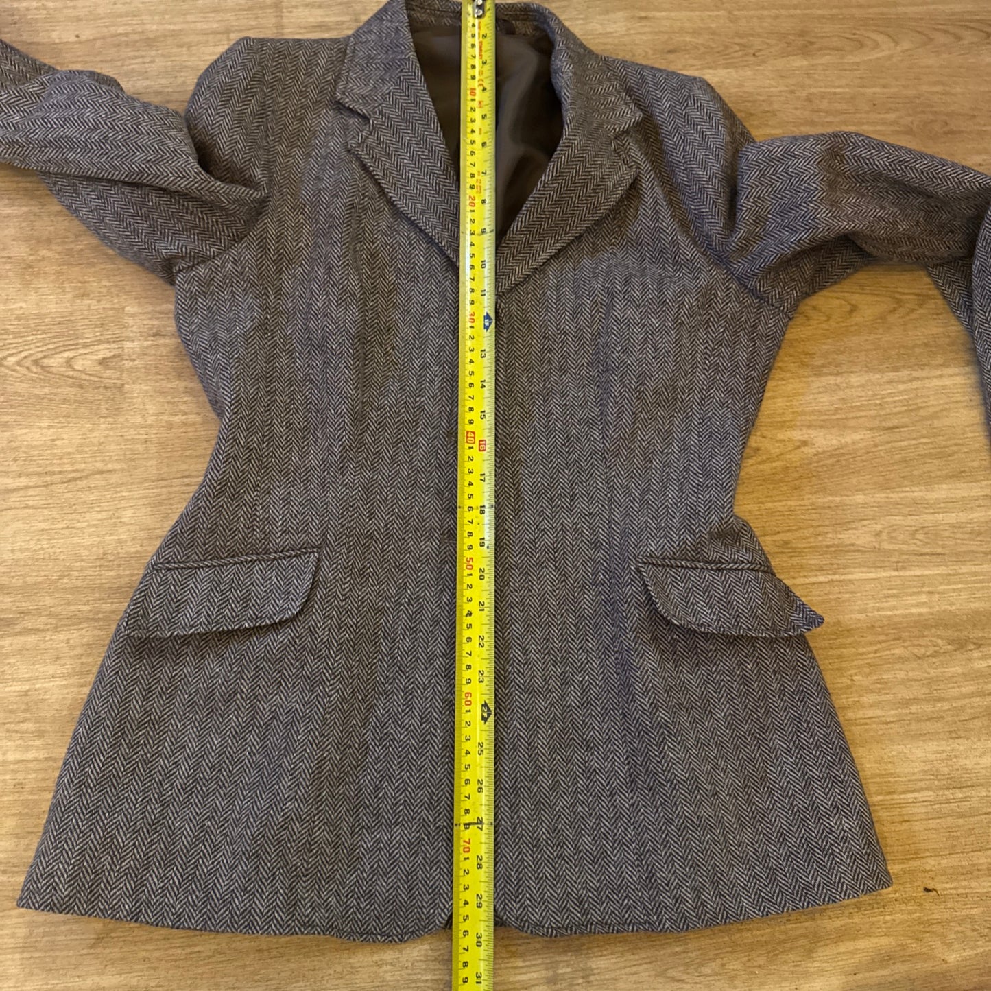 Saddle Master Ladies 38” Wool Tweed Show Jacket #712 Hunting Showing