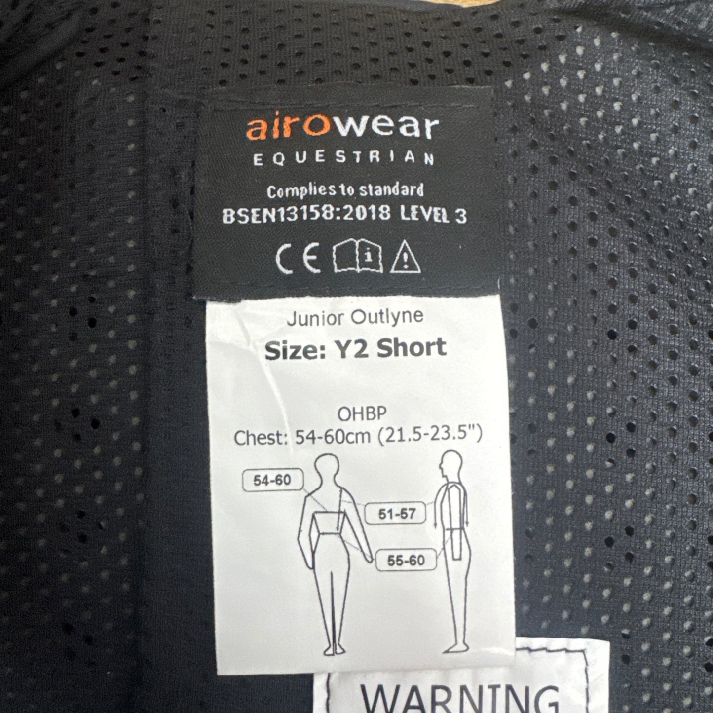 Airowear Y2 Short 2018 Body Protector #2