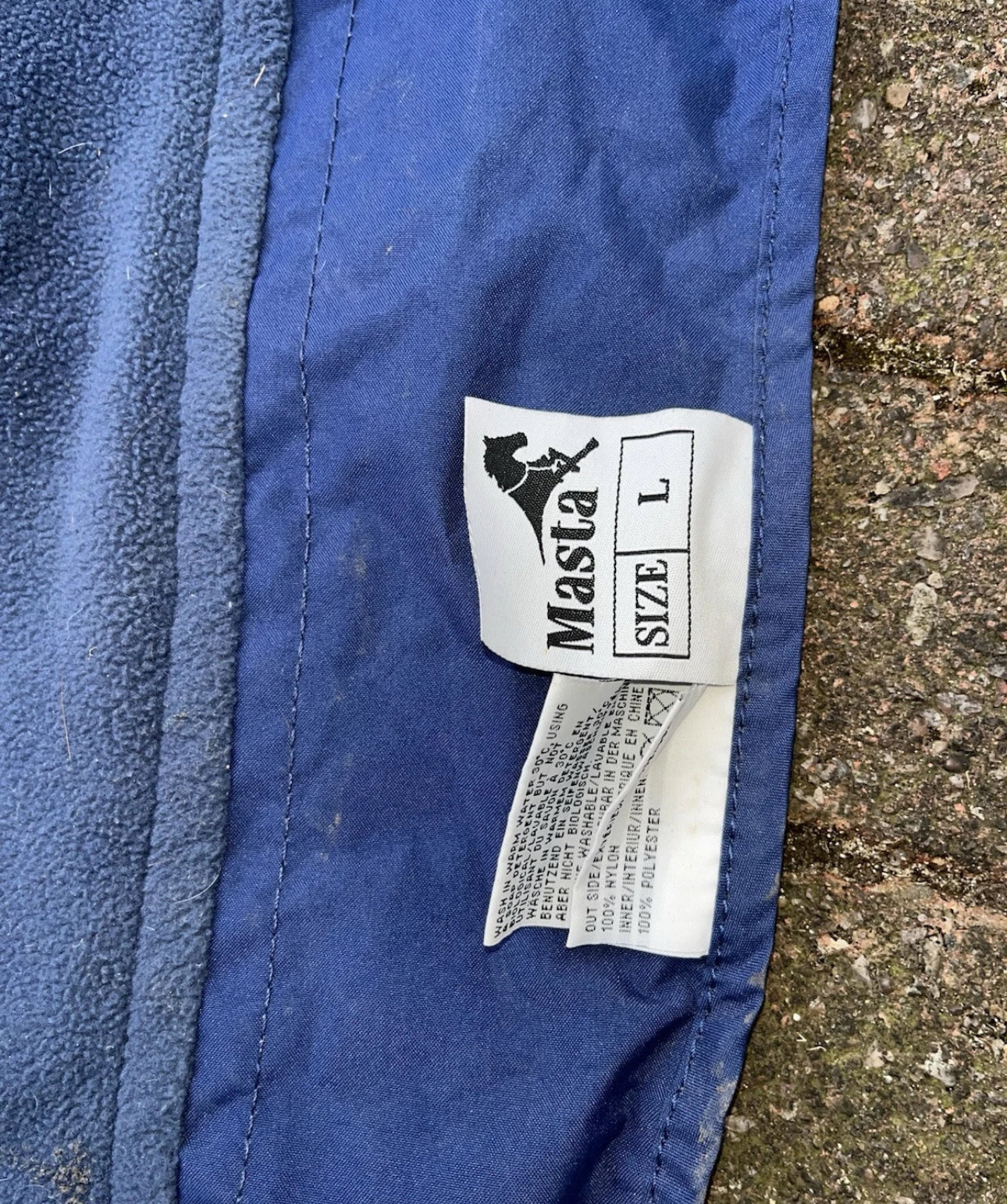 Masta Full Size Fleece Ride On Exercise Sheet