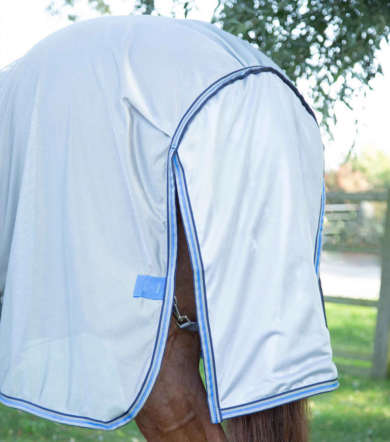 Premier Equine Combo Mesh Air Fly Rug with Surcingles - Blue 6’6 .
