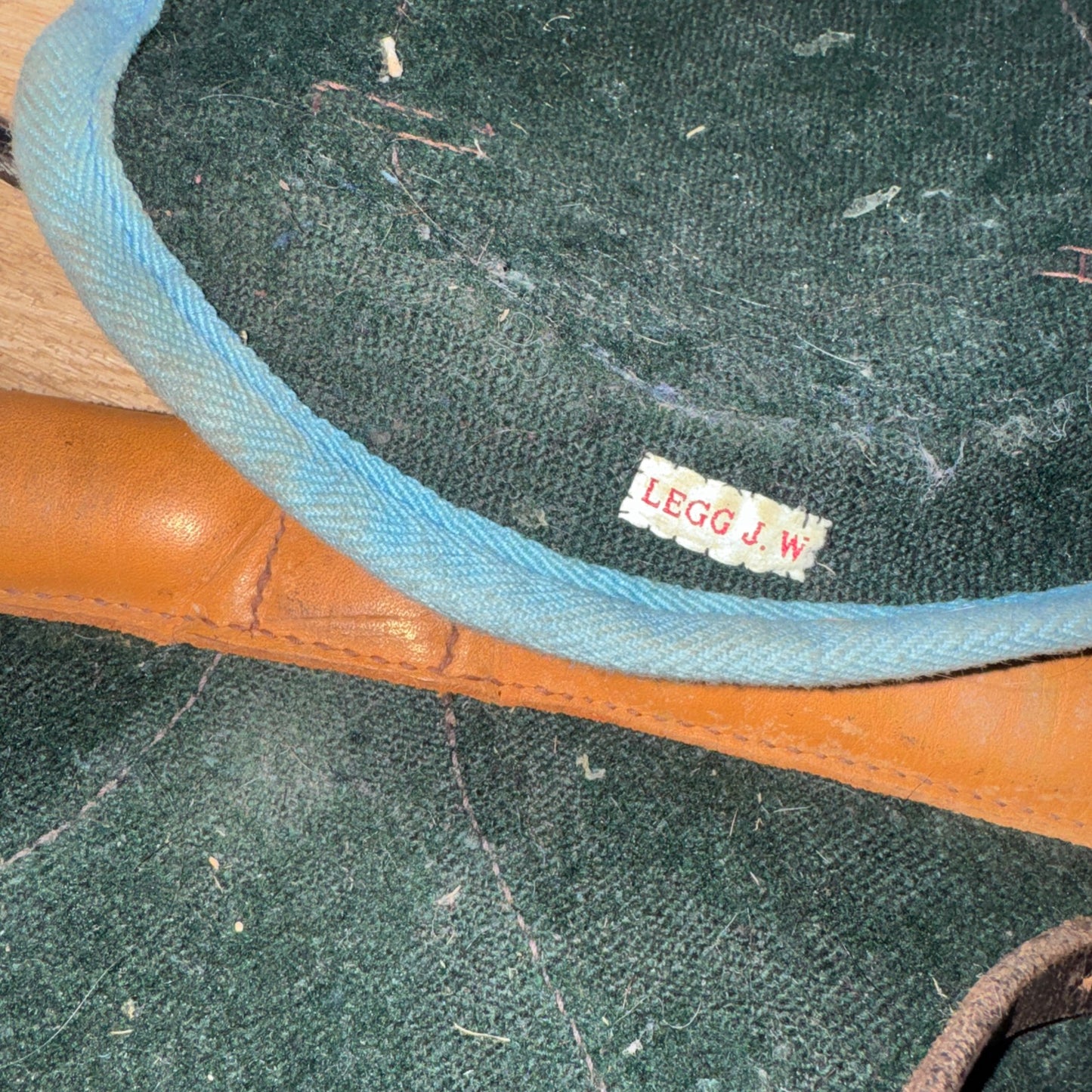 Full Size Leather & Felt Knee Boots | Traditional Second Hand Horse Pony Tack