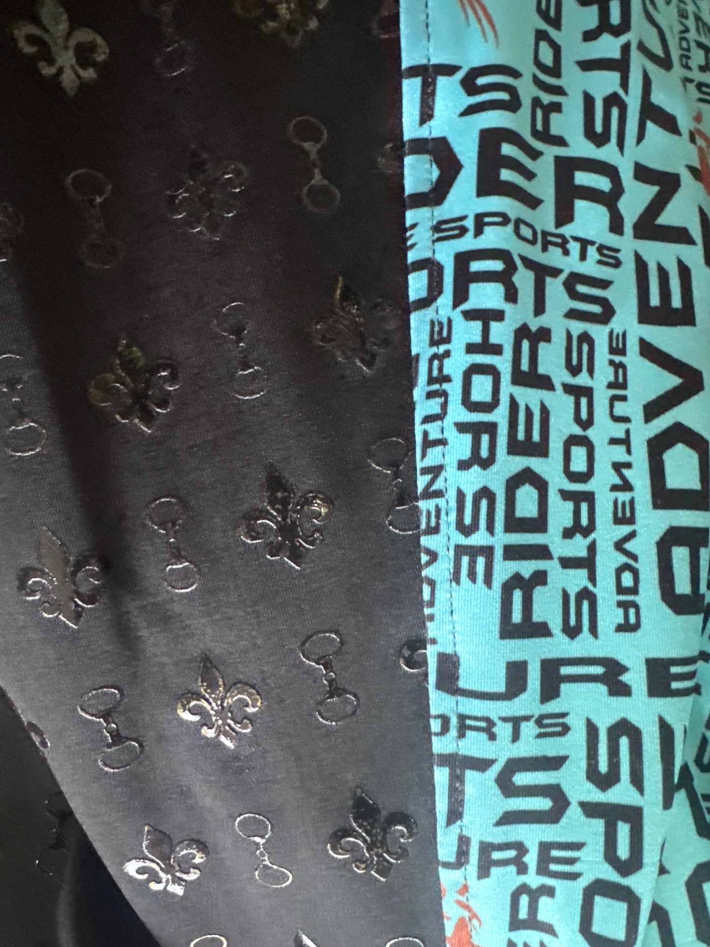 Gallop Script Riding Tights - Extra Small