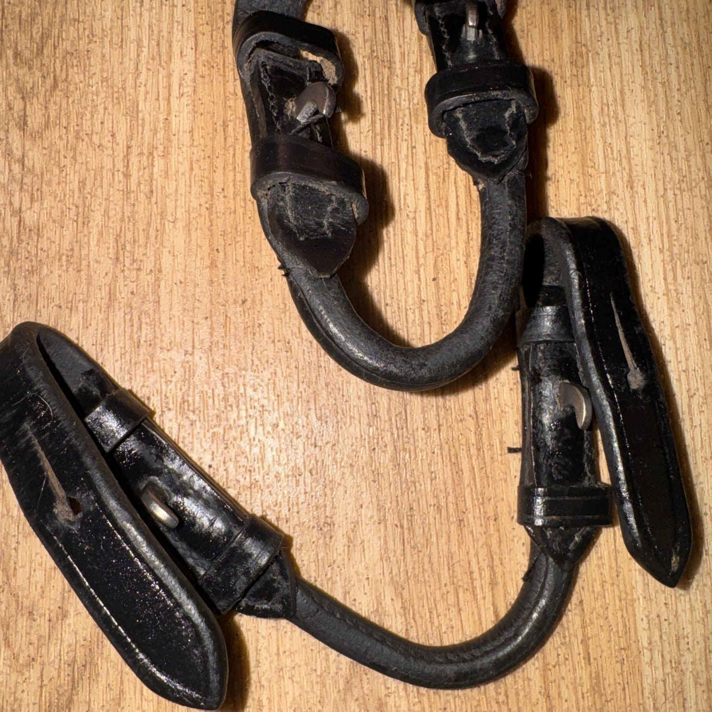 Pony/Cob Size Black Leather Pelham Roundings #1