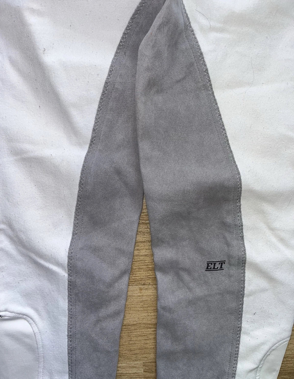 ELT White Ladies 28” Full Suede Seat Breeches