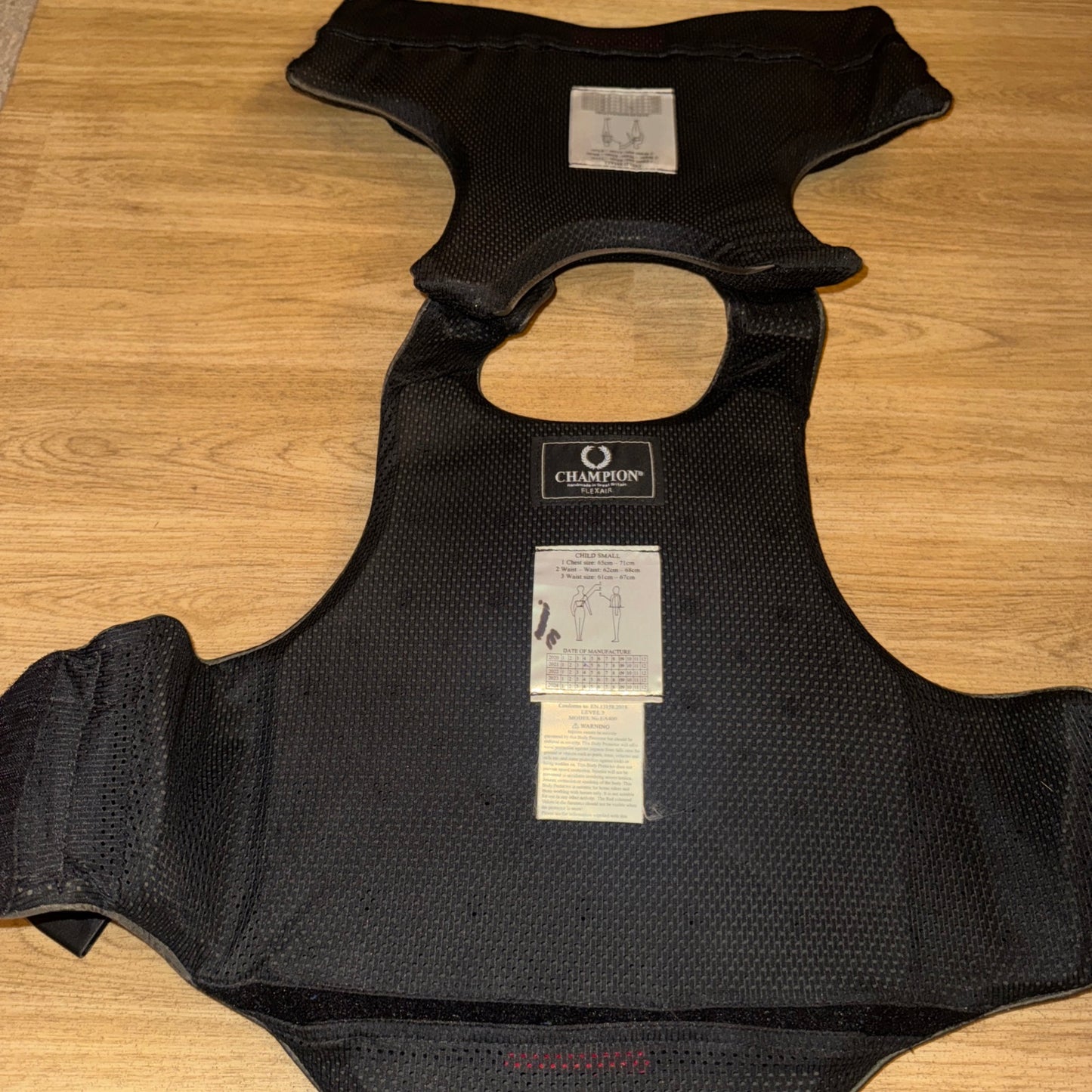 Champion Flexair Childs Small 2018 Body Protector - Free Postage