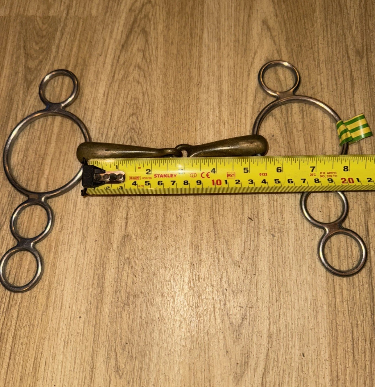 5” Copper Mix 3 Ring Gag - Bubble Bit