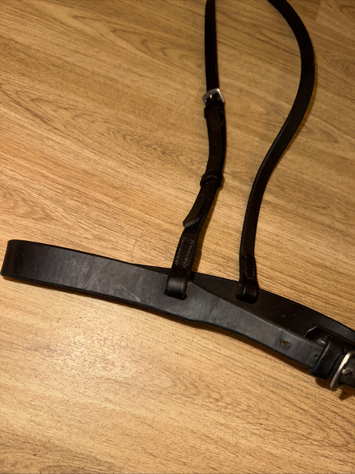 Dark Brown Cob Size English Hunter Noseband #13