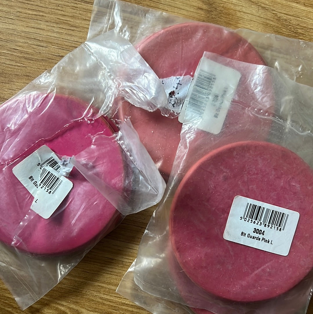 Rubber Bit Guards - Pink, White, Brown, Black