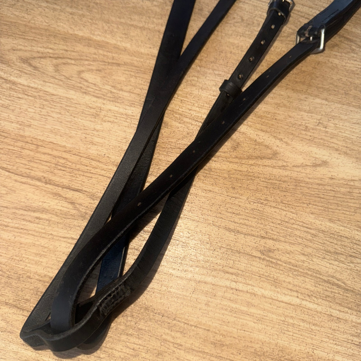 Black English Leather Pony Size Standing Martingale #29