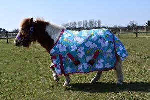 Rhinegold Unicorn Mini Torrent Turnout Rug