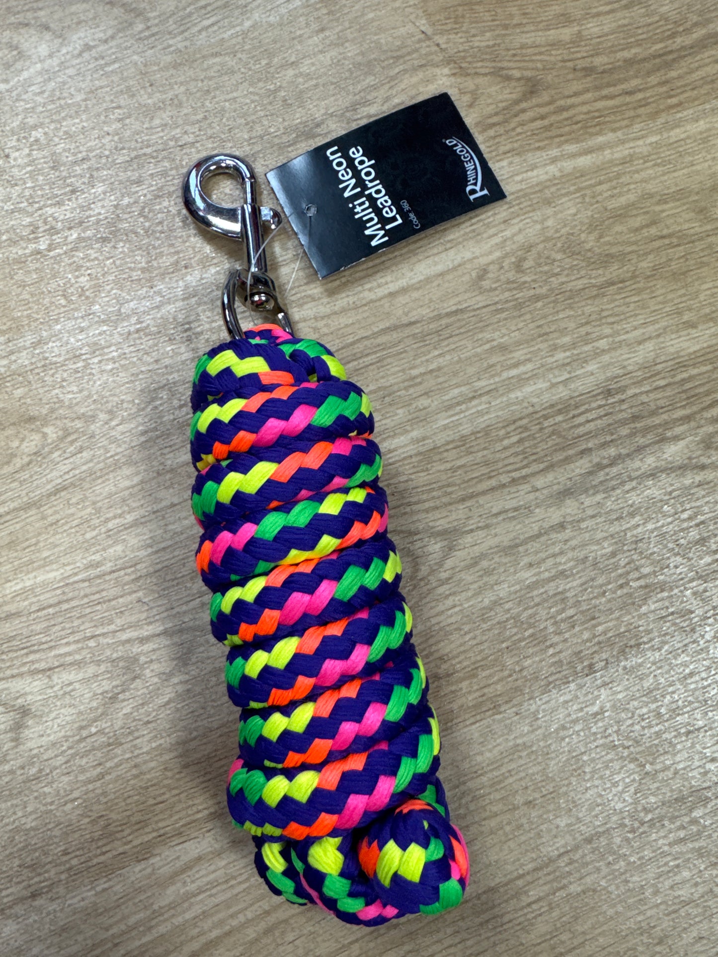 Rhinegold Multi Neon Leadrope