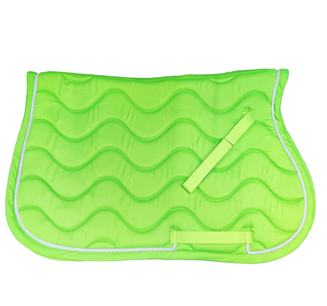 Neon Green Saddle Pad