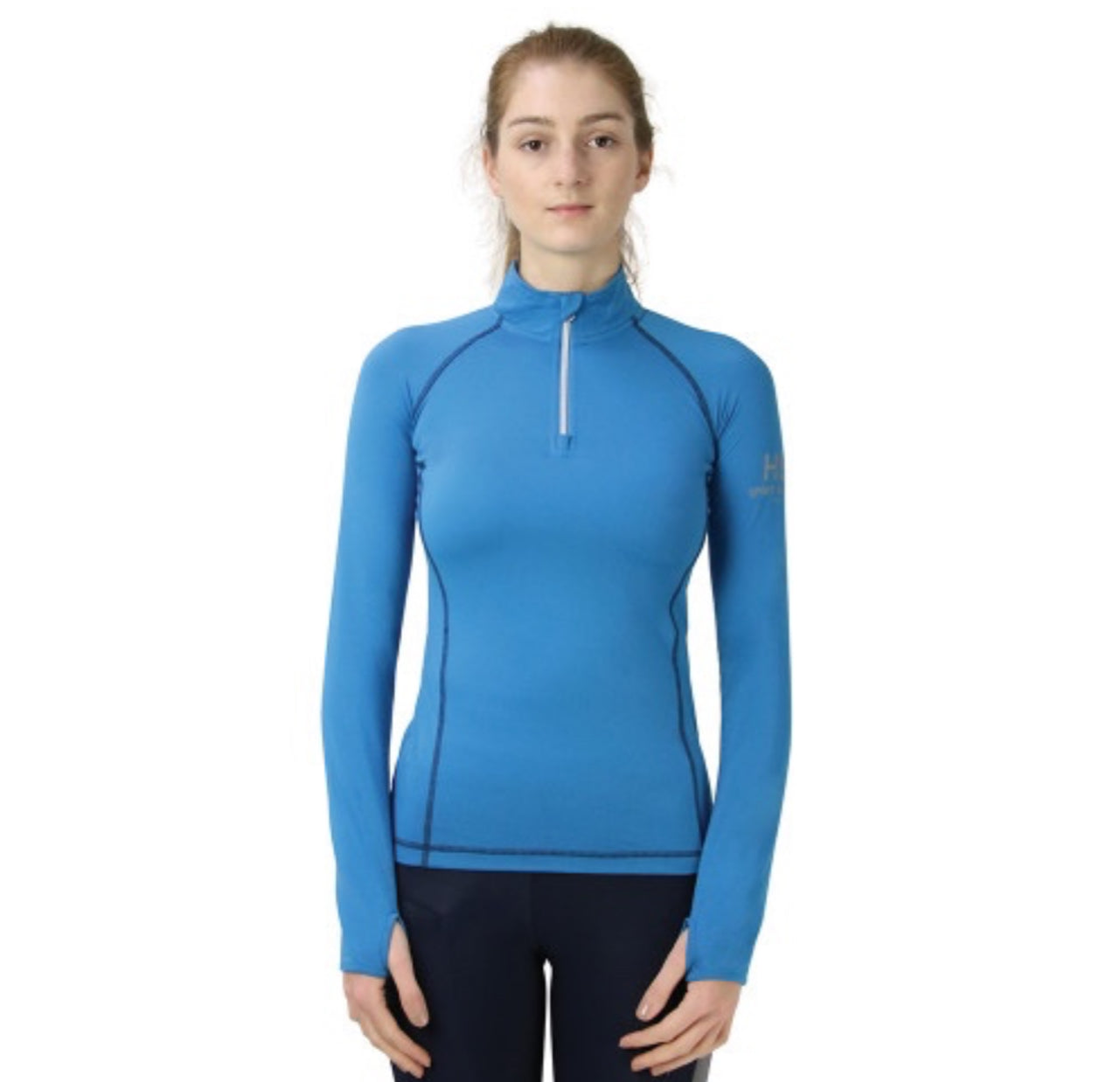 Hy Equestrian Sport Active Baselayer - Aegean Green