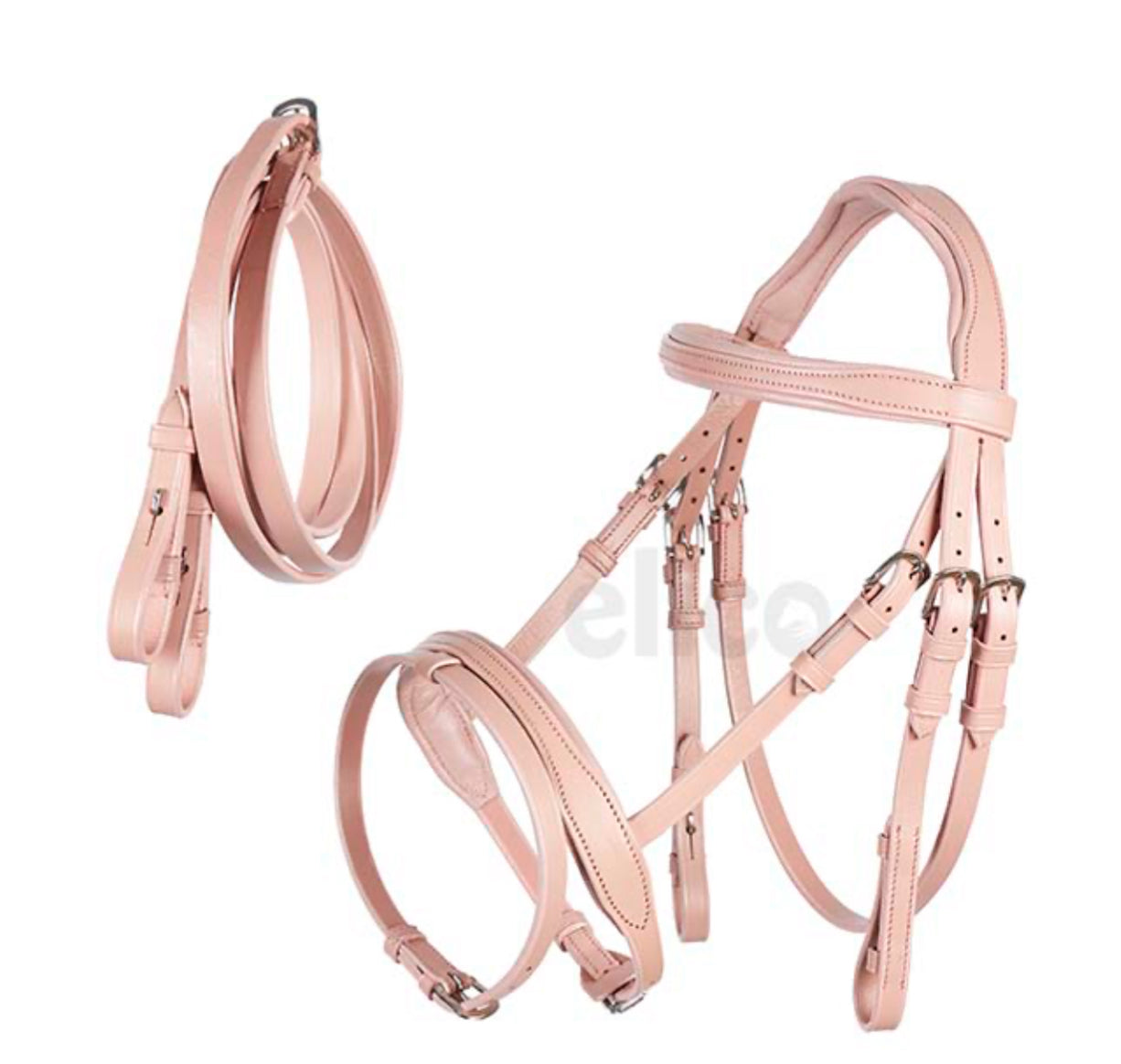 Elico Olivia Leather Bridle complete with Reins
