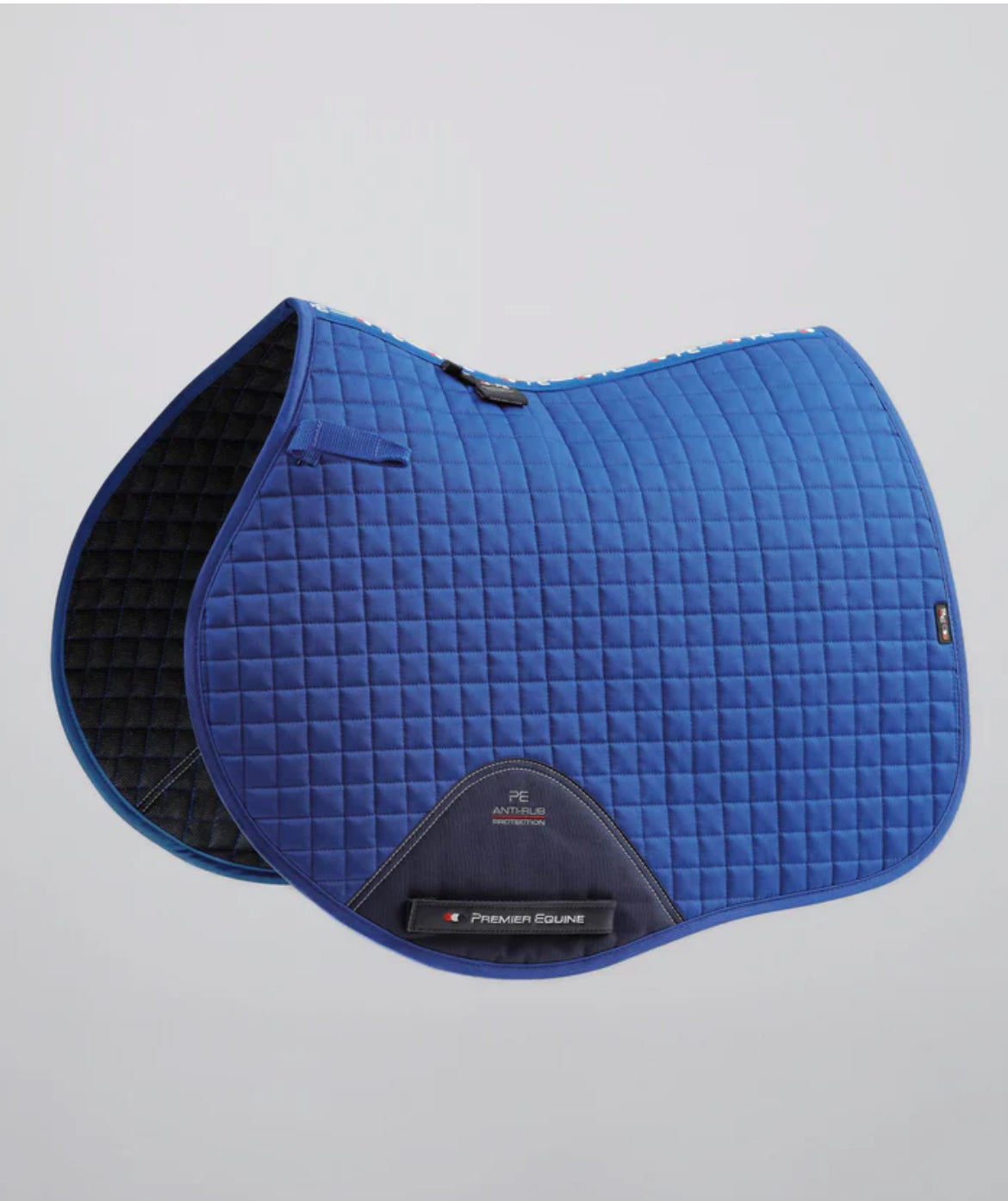 Premier Equine Close Contact Cotton GP/Jump Saddle Pad - Royal Blue - Pony