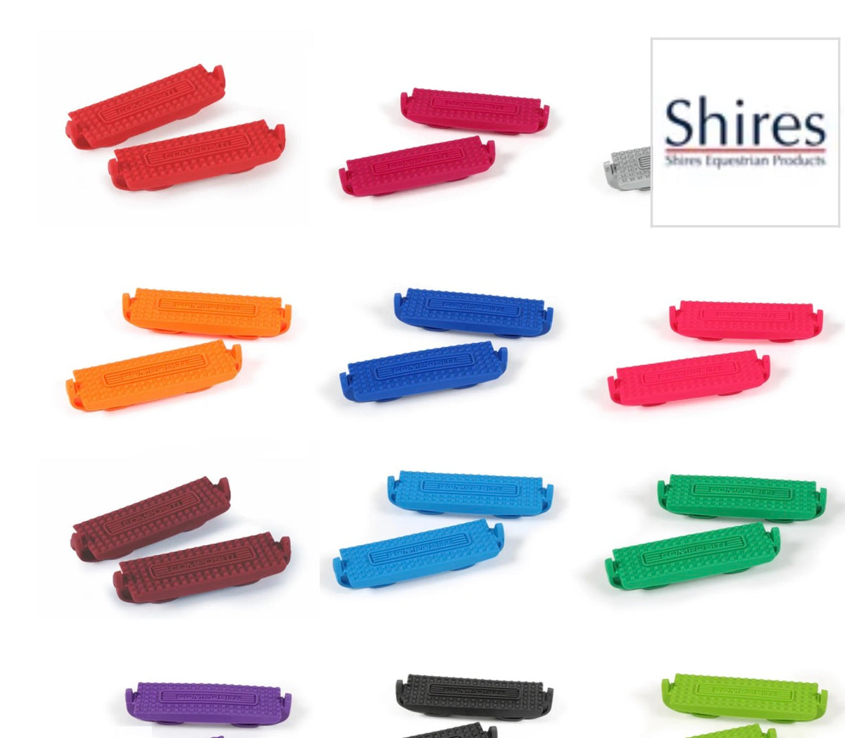 Shires Compositi Black Replacement Treads For Compositi Stirrups