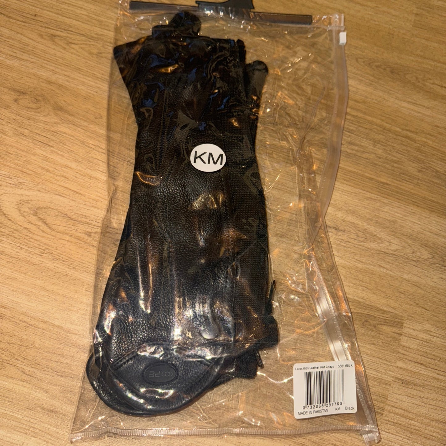 Premier Equine Loros Junior Leather Half Chaps