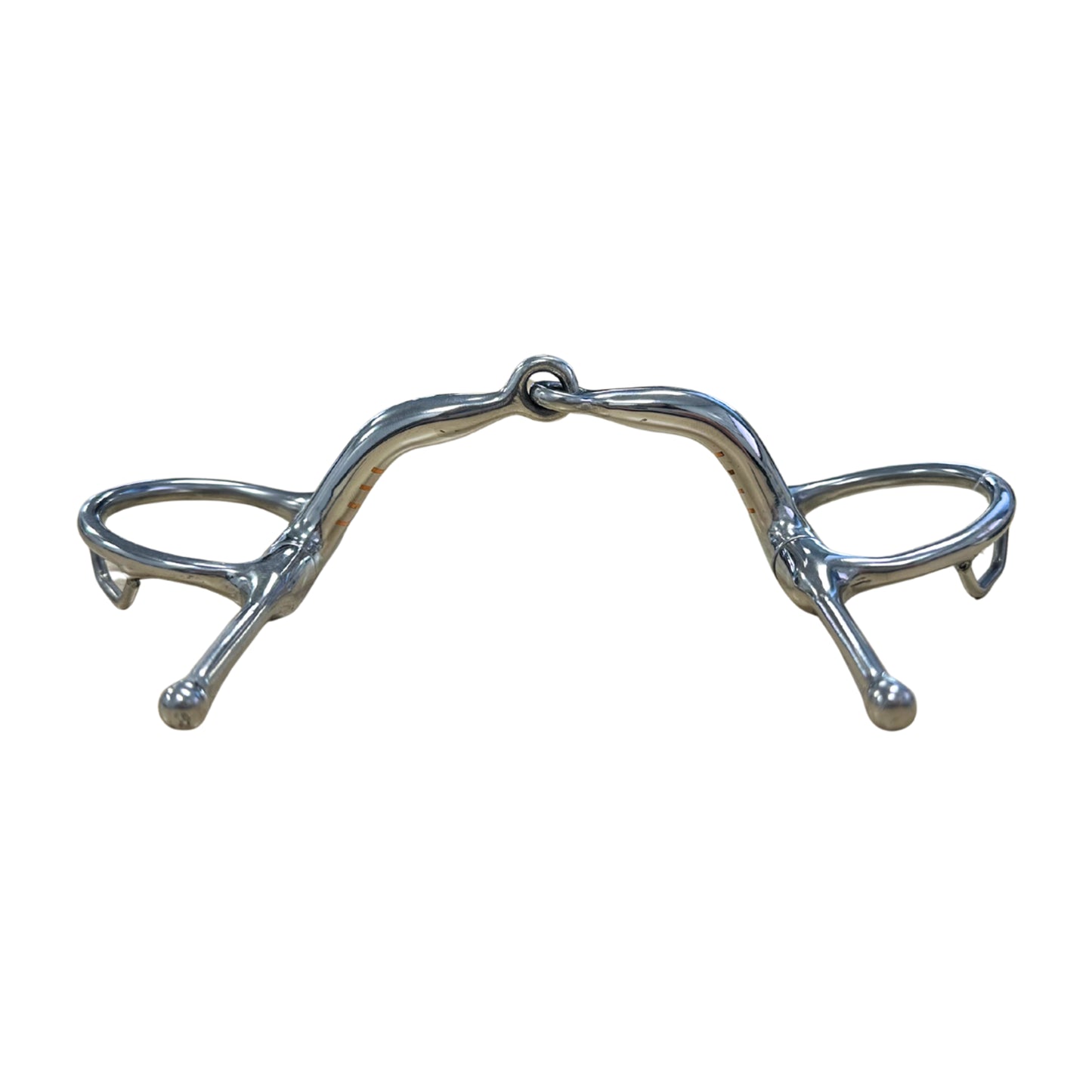 Shires Curved Mouth Full Cheek Snaffle W/ Hooks - 4.5”