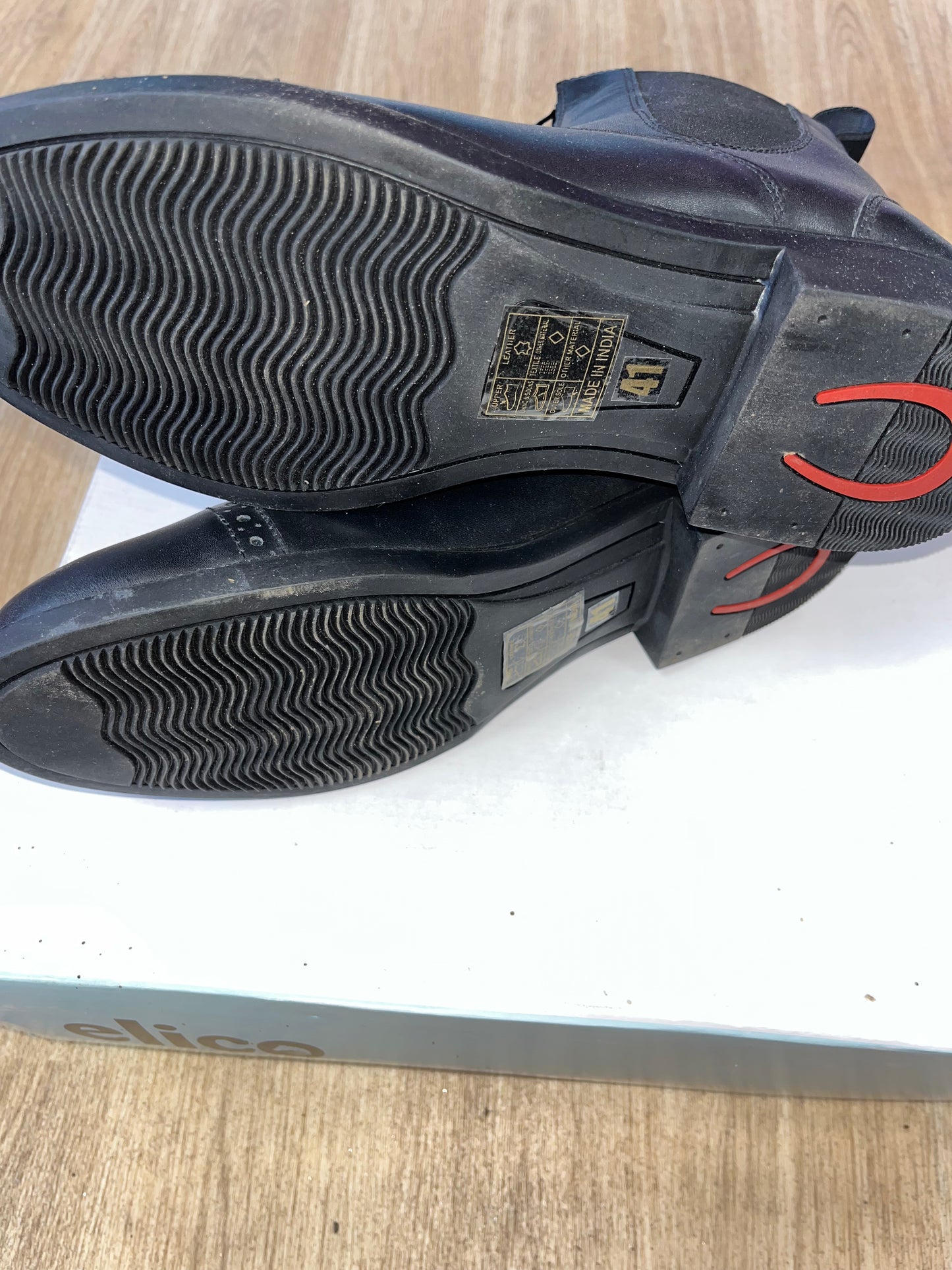 Elico Zipped Paddock Boots Black Size 41