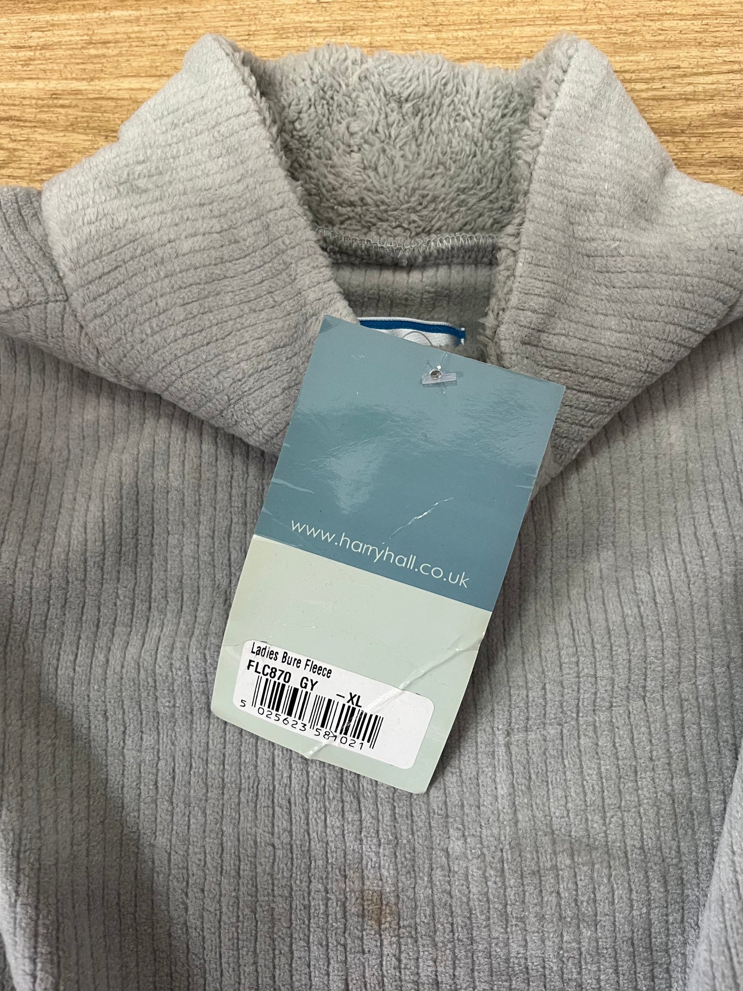 Harry Hall Ladies Bure Fleece Jumper Size XL Grey