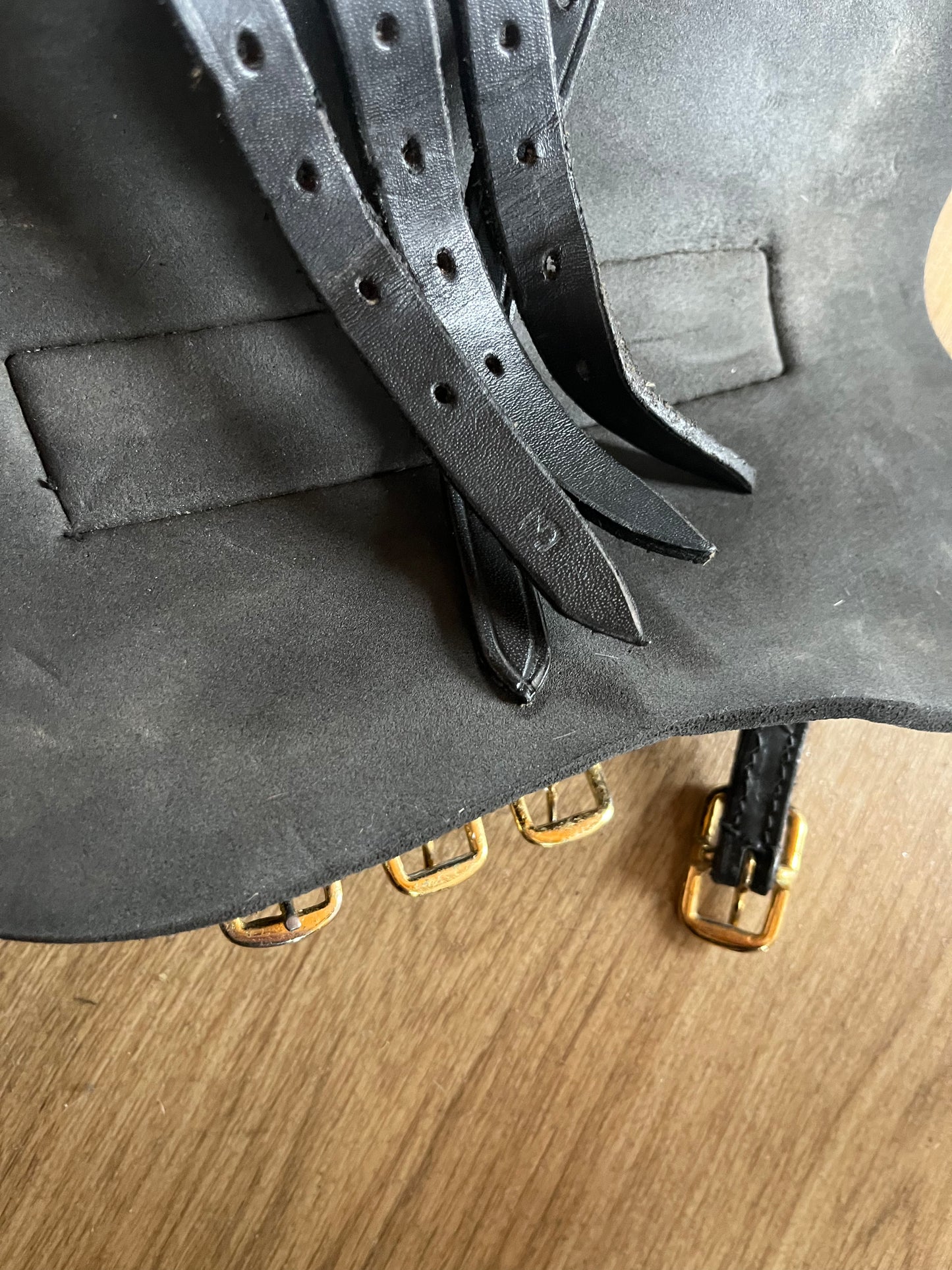 Rhinegold Size Full Leather Tendon Boots