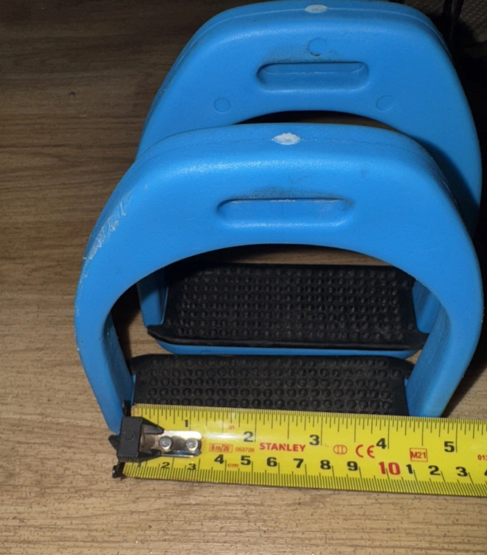 Blue 4.5" Polymer Stirrups #14