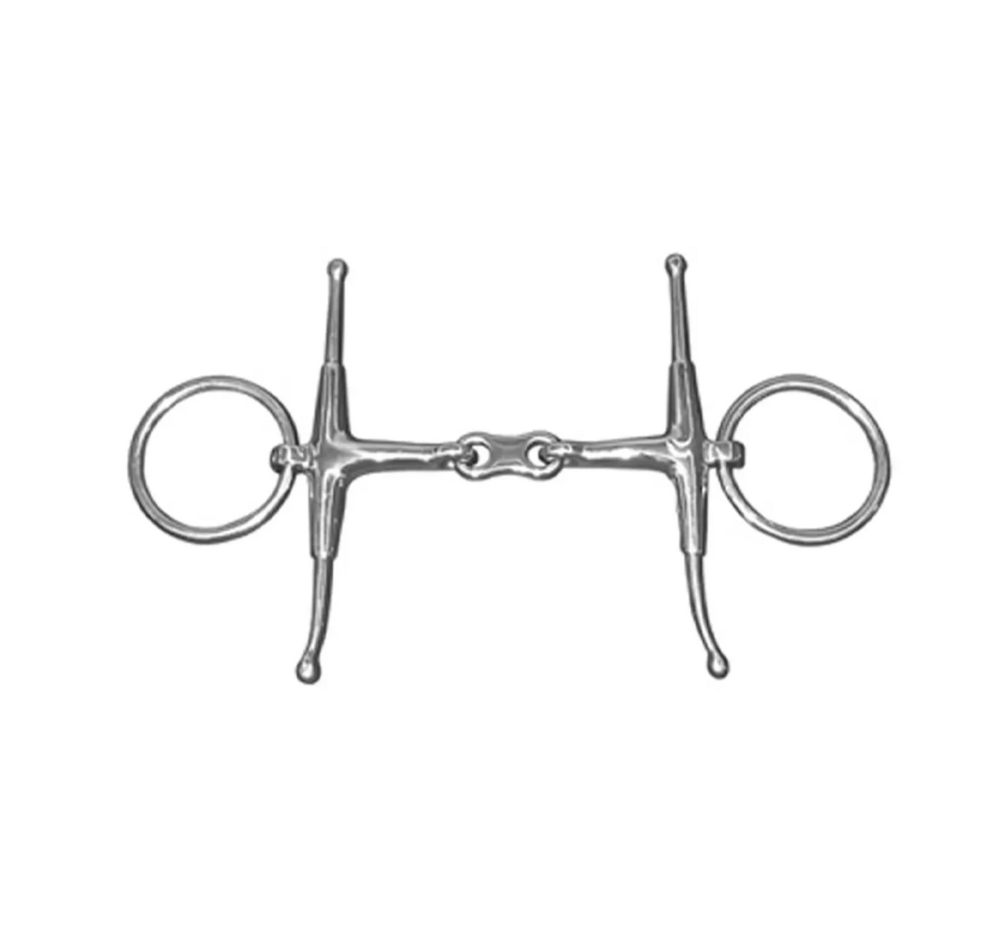 JHL Pro Steel French Link Fulmer Snaffle Bit - 6"