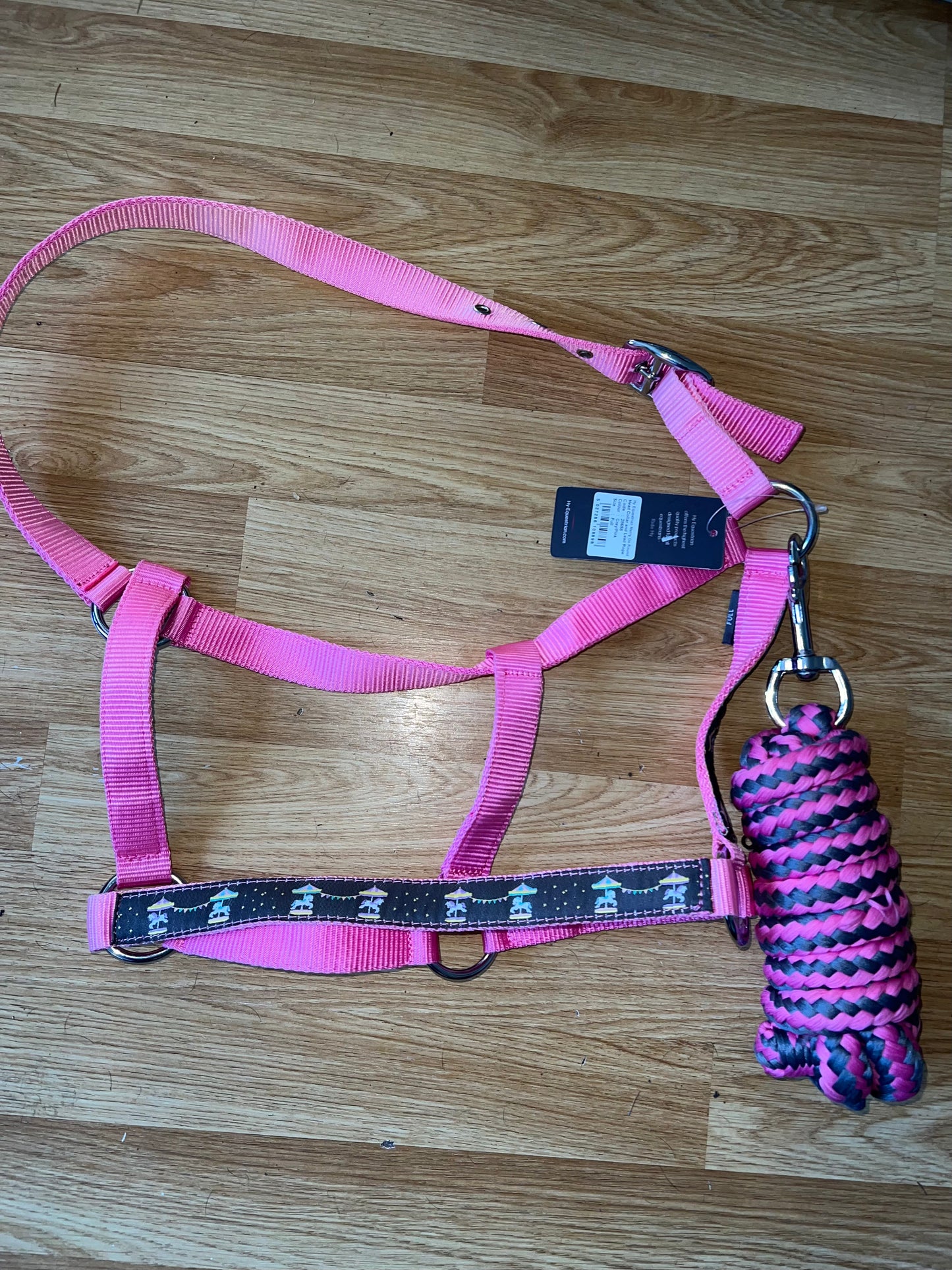 Hy Equestrian Merry Go Round Full Headcollar Set
