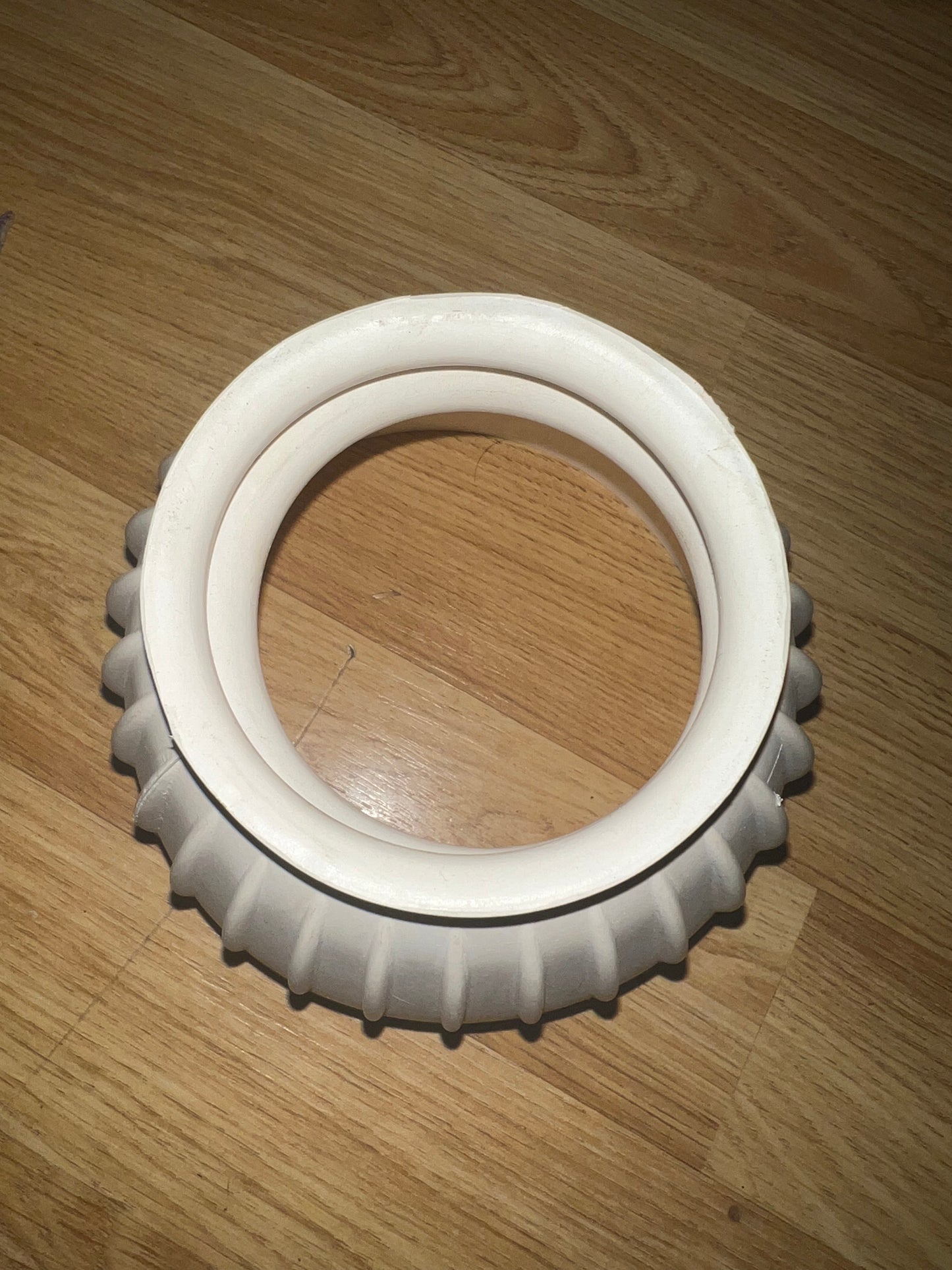 White Rubber Pull On Over Reach Boots - Large