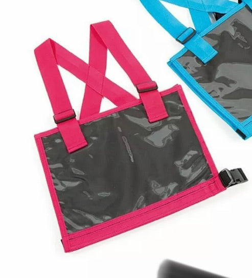 Shires Pink Number Bib - Eventing - Cross Country