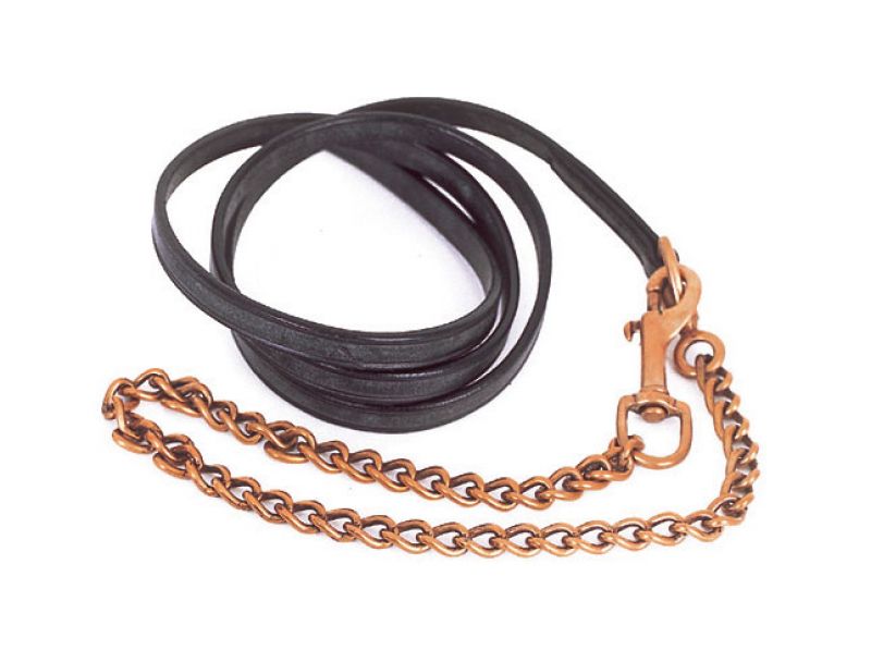 Windsor Inhand Leather Lead & Chain .