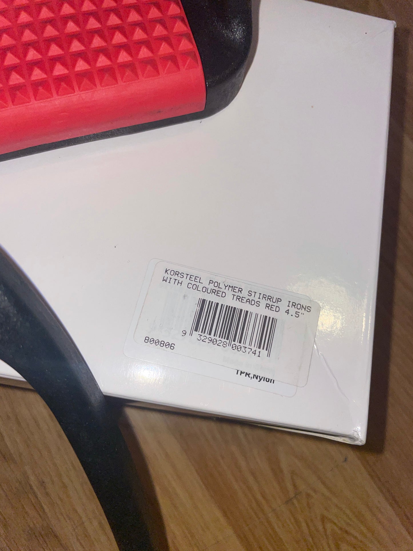 NEW Korsteel Red Tread 4.5” Stirrups