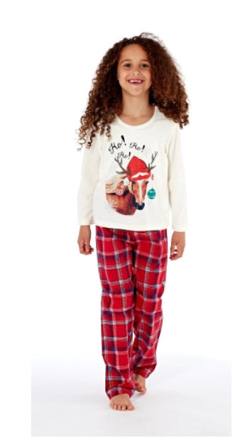 Ho Ho Ho Santa Pony Pyjamas - Childs Sizes Available - Free Delivery π