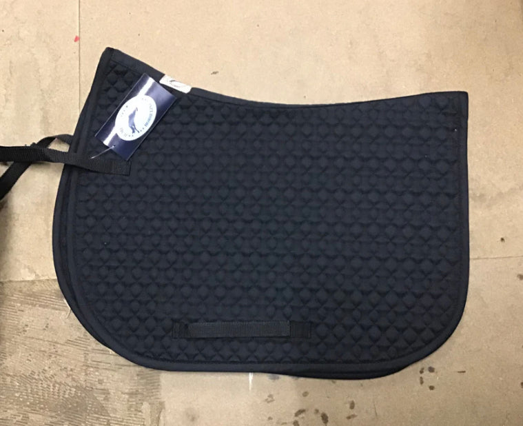 JHL Black Saddle Pad - Pony or Cob
