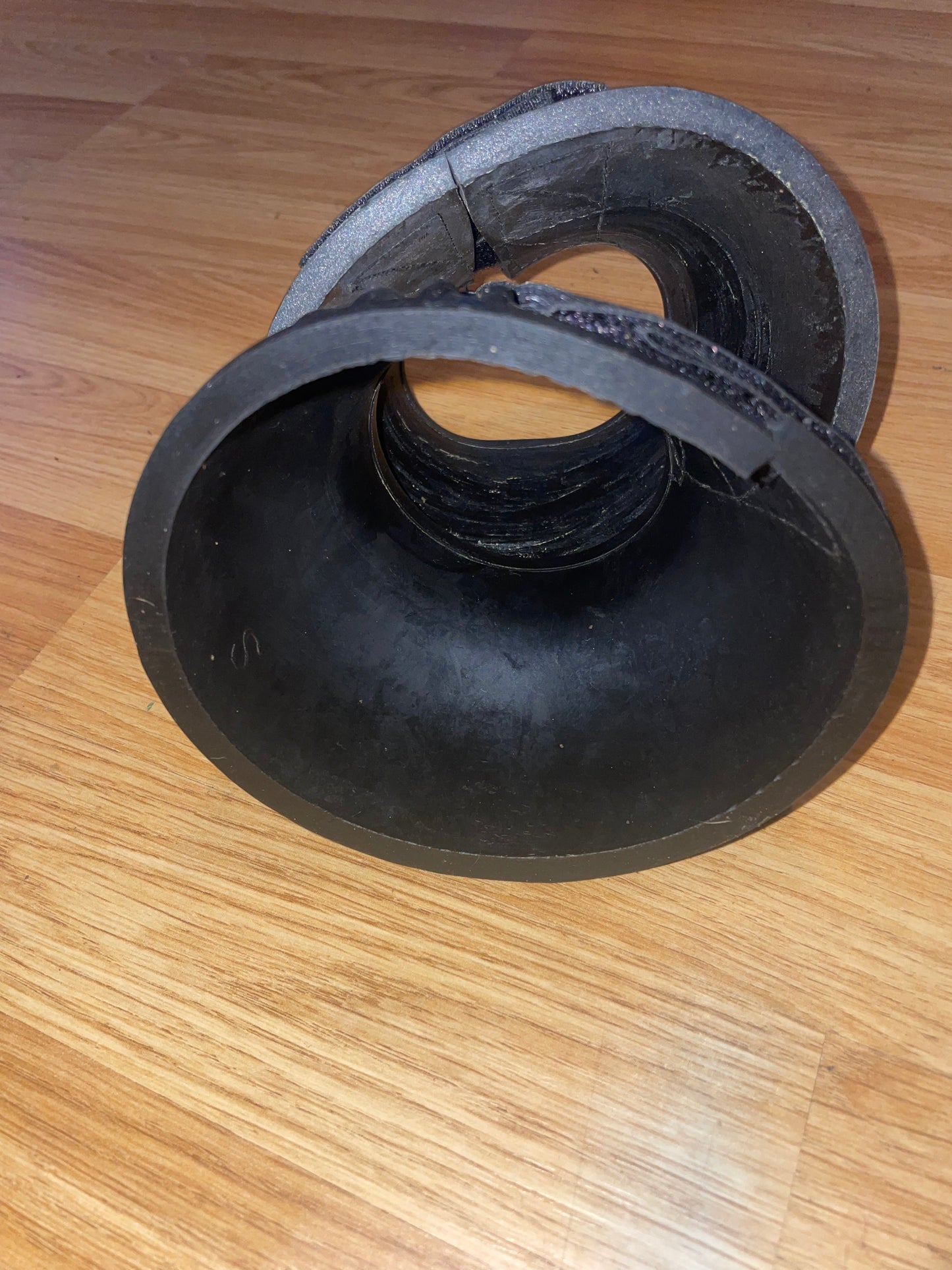 Black Thick Rubber Over Reach Boots - Pony