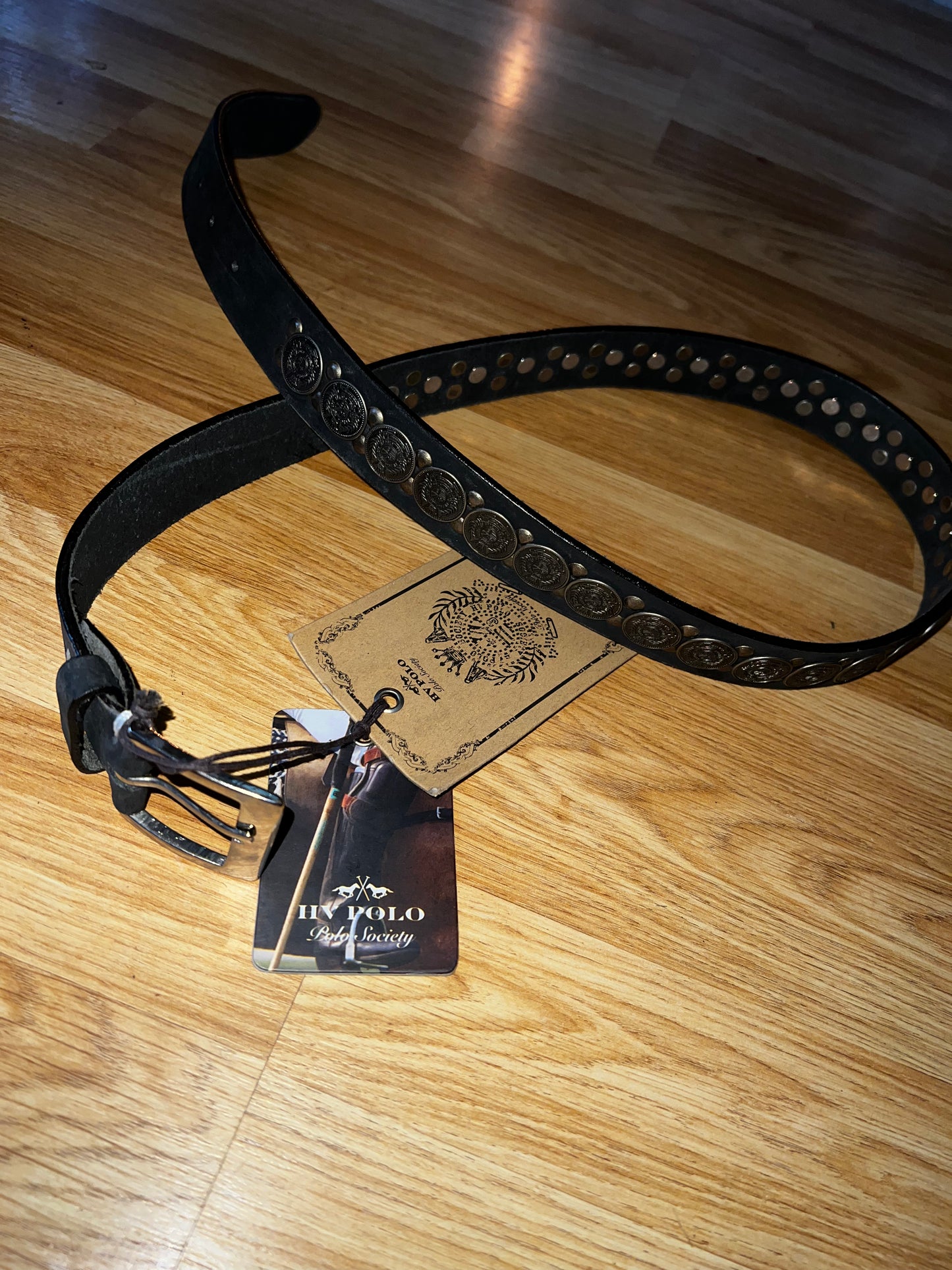Hv Polo Studded 95cm Belt