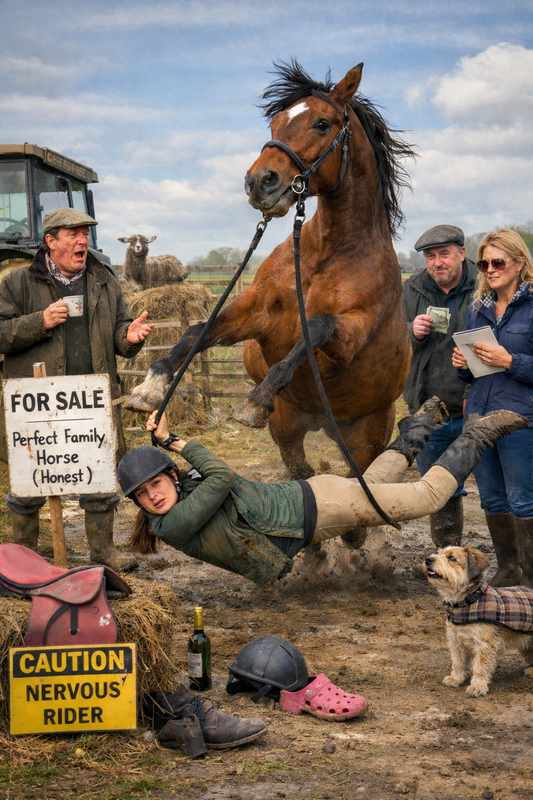 The Great Horse Marketplace: Where Dreams, Drama, and Dodgy Photos Collide